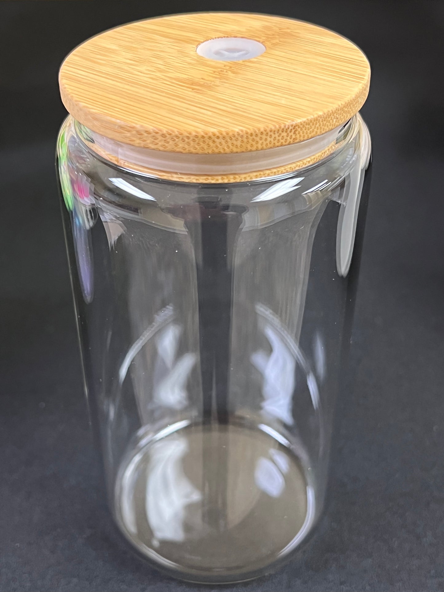 Blank Clear Glass Can