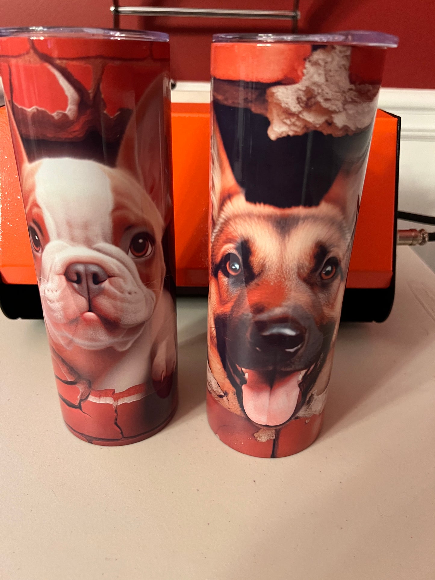 Dog Lover 20 oz Stainless Steel Sublimation Tumbler