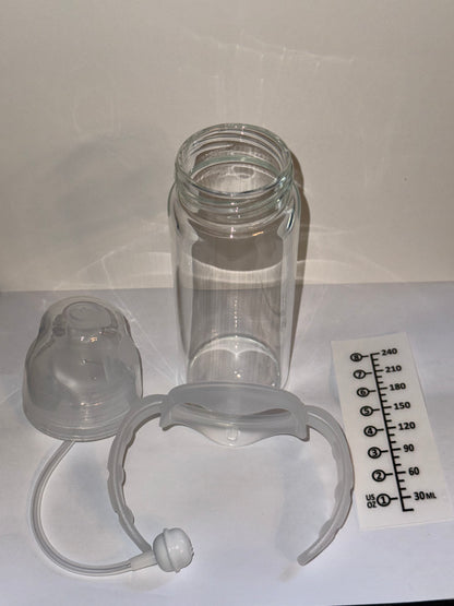 Glass Sippy Bottle - Sublimation Ready