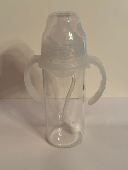 Glass Sippy Bottle - Sublimation Ready